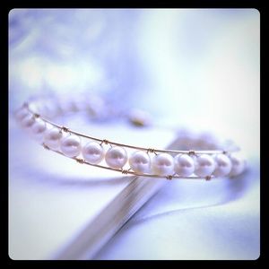 Natural Pearl Beaded Bracelet